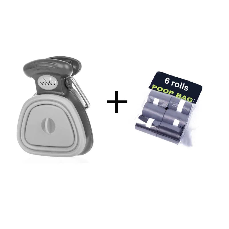 PawPort™ Foldable Pet Pooper Scooper – Clean & Go with Decomposable Bags